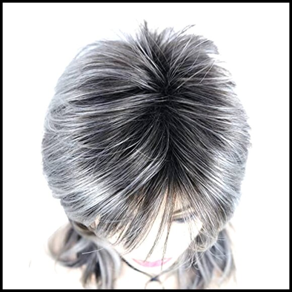 Shaggy Layered Synthetic Wig with Bangs Shoulder Length Heat Resistant main image 4